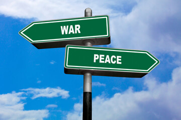 War or Peace - Direction signs