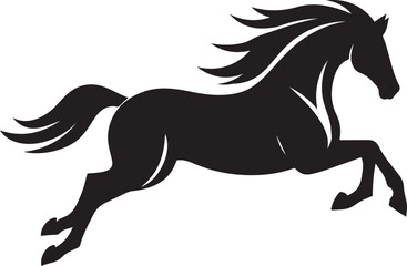 Premium Horse Silhouette Vector for Graphic Design