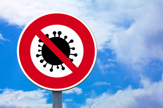 No virus sign - Powered by Adobe