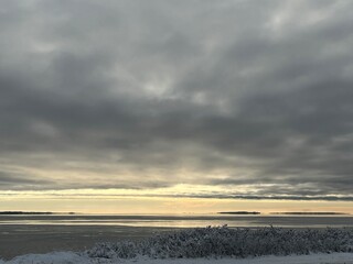 Obraz premium clouds over the sea