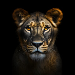 Fototapeta premium portrait of a lion