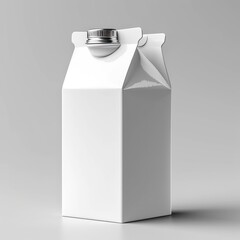 White blank foil or plastic sachet with valve and seal