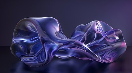 Abstract digital shape background