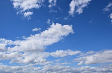 blue sky with clouds