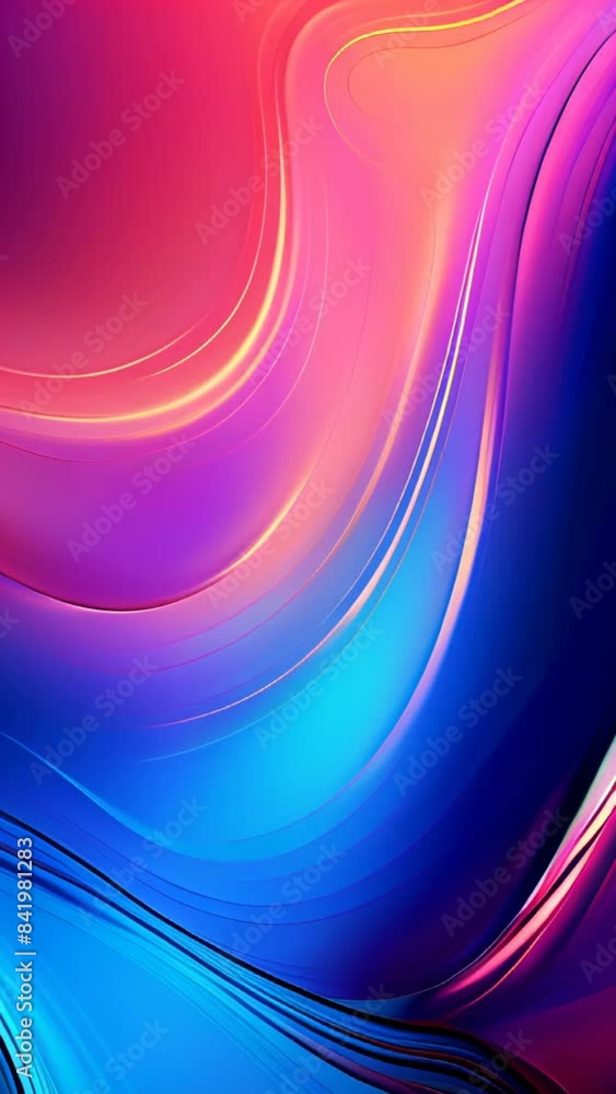 Aufkleber a colorful, abstract background with a blue line in the middle. the background is a mix of red and p