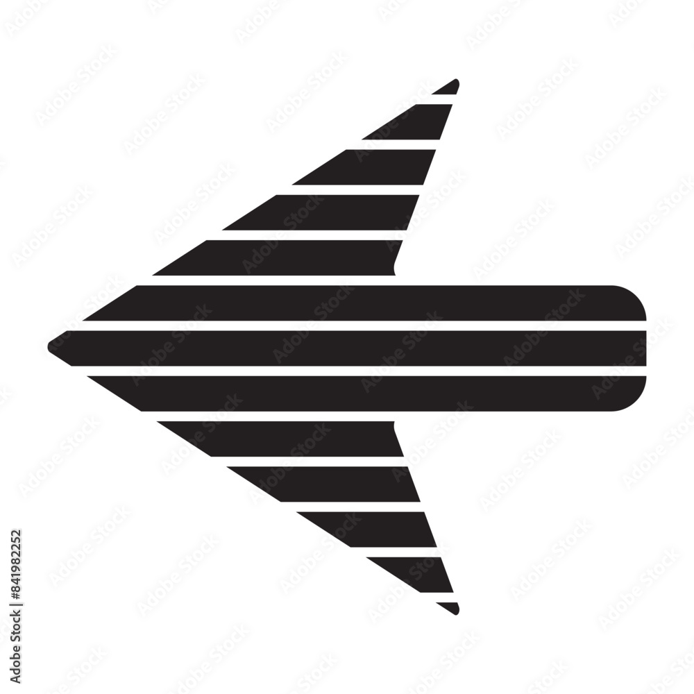 Aufkleber arrow icon with stroke and seamless pattern, long arrow icon, vector . big arrow, cursor vector for 