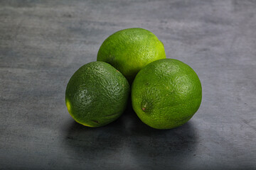 Green sour tropical Lime fruit