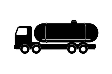 petrol tanker vector illustration