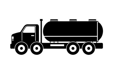 petrol tanker vector illustration