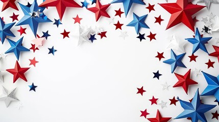 Fototapeta premium Perfect for patriotic celebrations, social media, or print projects.