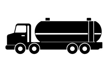 petrol tanker vector illustration