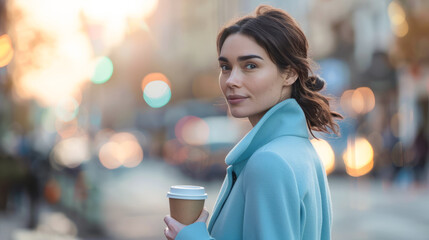 Woman with coffee