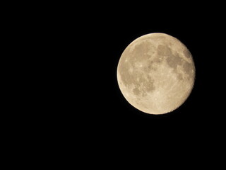 full moon over black © Dani