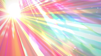 Obraz premium Bright Abstract Light Rays Generative AI