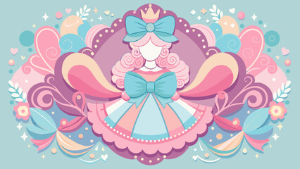 Pastel Fantasy Illustration Featuring Charming Fairy Tale Character