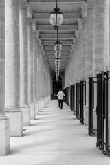 colonnade in the city