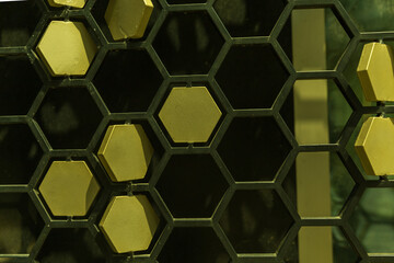 background with hexagons