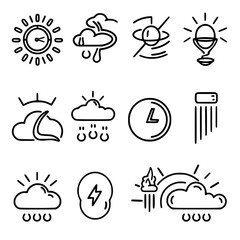 Rain icon, storm icon, weather icon, climate icon, meteorology icon, wind icon, snow icon, moon icon, thunderstorm icon, temperature icon, sun icon, cloud icon, nature icon, sky icon, winter icon,