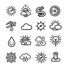 Rain icon, storm icon, weather icon, climate icon, meteorology icon, wind icon, snow icon, moon icon, thunderstorm icon, temperature icon, sun icon, cloud icon, nature icon, sky icon, winter icon,
