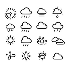Rain icon, storm icon, weather icon, climate icon, meteorology icon, wind icon, snow icon, moon icon, thunderstorm icon, temperature icon, sun icon, cloud icon, nature icon, sky icon, winter icon, clo