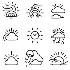 Rain icon, storm icon, weather icon, climate icon, meteorology icon, wind icon, snow icon, moon icon, thunderstorm icon, temperature icon, sun icon, cloud icon, nature icon, sky icon, winter icon, clo