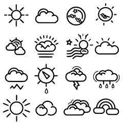 Rain icon, storm icon, weather icon, climate icon, meteorology icon, wind icon, snow icon, moon icon, thunderstorm icon, temperature icon, sun icon, cloud icon, nature icon, sky icon, winter icon, clo