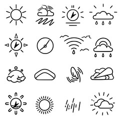 Rain icon, storm icon, weather icon, climate icon, meteorology icon, wind icon, snow icon, moon icon, thunderstorm icon, temperature icon, sun icon, cloud icon, nature icon, sky icon, winter icon, clo