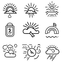 Rain icon, storm icon, weather icon, climate icon, meteorology icon, wind icon, snow icon, moon icon, thunderstorm icon, temperature icon, sun icon, cloud icon, nature icon, sky icon, winter icon, clo