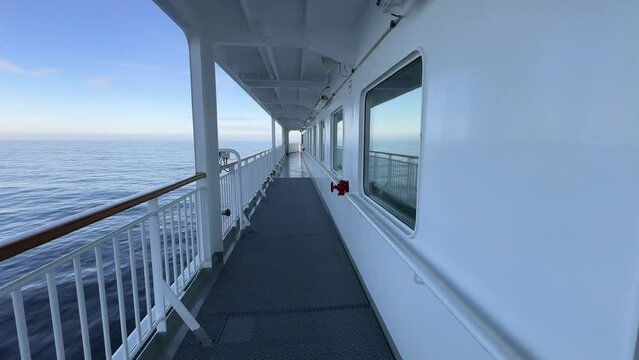 Umlauf auf Schiffsdeck