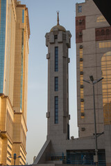 Minaret of the Mosque of the Jinn in Mecca city