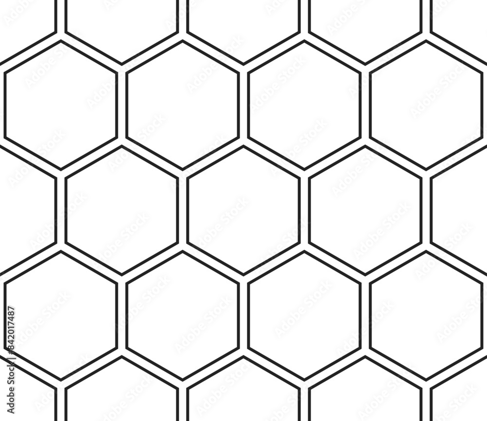 Aufkleber abstract vector background featuring a seamless hexagon mosaic pattern with large hexagons. ideal fo