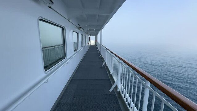 Umlauf auf Schiffsdeck