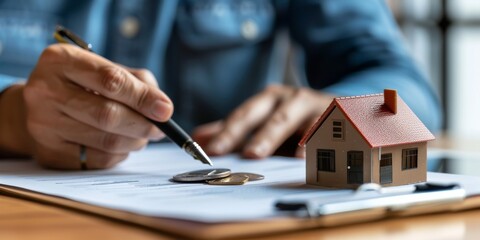 Close-up of insurance options being compared for the best fit.