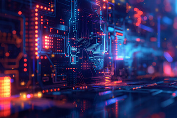 Obraz premium Dynamic Backgrounds for Tech Enthusiasts