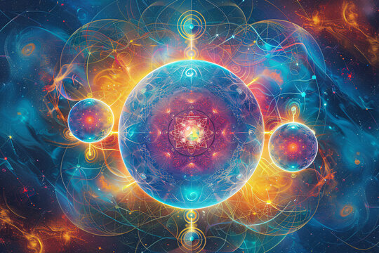 Ezoteric style background