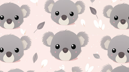 Abstract Image Pattern Background, Koalas, Texture, Wallpaper, Background, Cell Phone Cover and Screen, Smartphone, Computer, Laptop, 16:9 Format - PNG