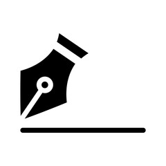 Nib icon. Writing icon. Icon about writing