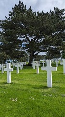 Colleville-Sur-Mer, France, Normandy. American Cemetery and Memorial and the Garden of the Missing