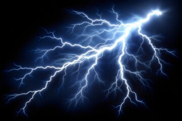 lightning in the night
