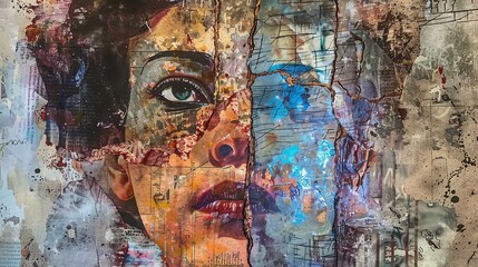 Fototapeta premium Mixed Media Artwork