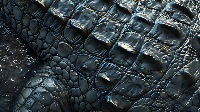Crocodile skin scales texture