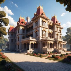 Obraz premium A beautiful palace 
