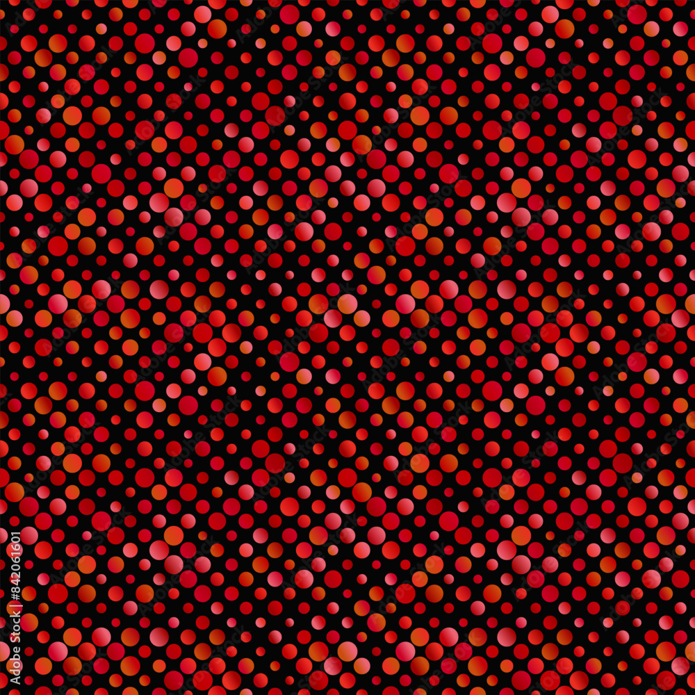 Poster seamless gradient dot pattern background - abstract vector graphic design