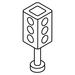 Obraz premium Perfect design icon of traffic signs