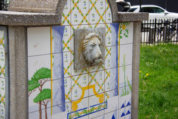 Fountain in a Montreal park