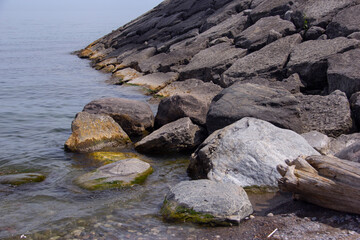 Breakwater in Lake Ontario