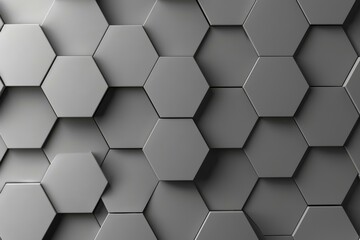 Abstract 3D Hexagonal Pattern Background, Modern Geometric Design