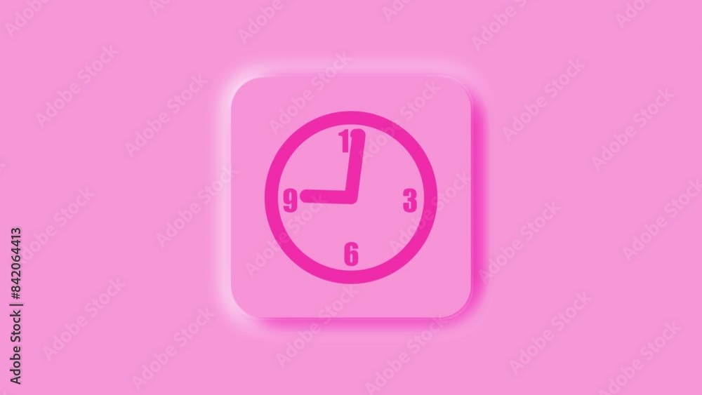 Poster digital clock and analog circle clock