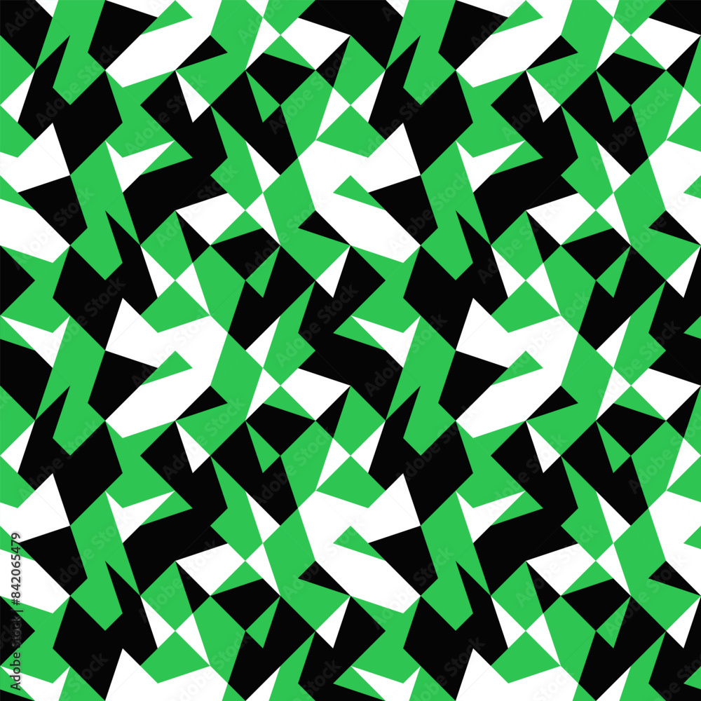 Poster random threetone pattern background design - abstract repetitive repeating seamless vector graphic