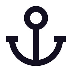 anchor isolated on white